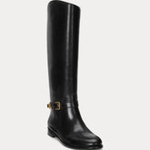 Ralph Lauren Stivale Brooke in Pelle Black